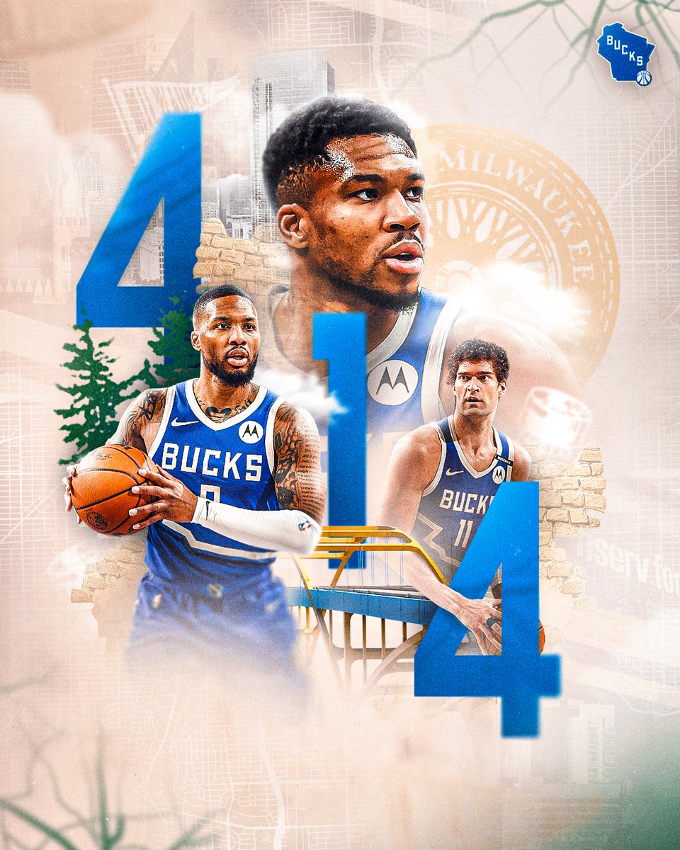 Bucks's tweet photo. Happy 414 Day, Milwaukee! https://t.co/DK1Fckr5Fq
