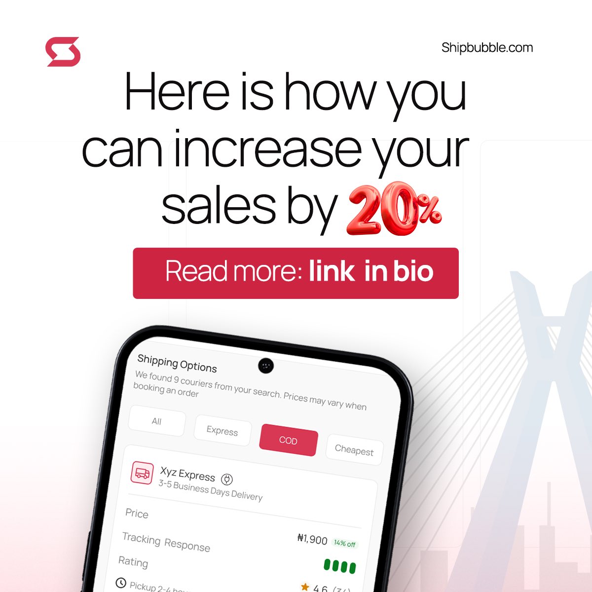 COD has always come with risk: failed deliveries and zero accountability. 

Read how Shipbubble is solving these issues and increasing business growth with COD