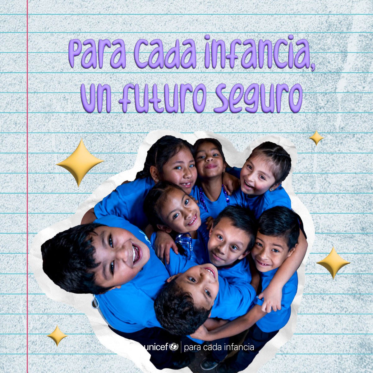 📚Niñas, niños y adolescentes tienen derecho a tener la oportunidad de estudiar, de perseguir sus sueños y cumplir sus metas.

#ParaCadaInfancia, un futuro próspero.