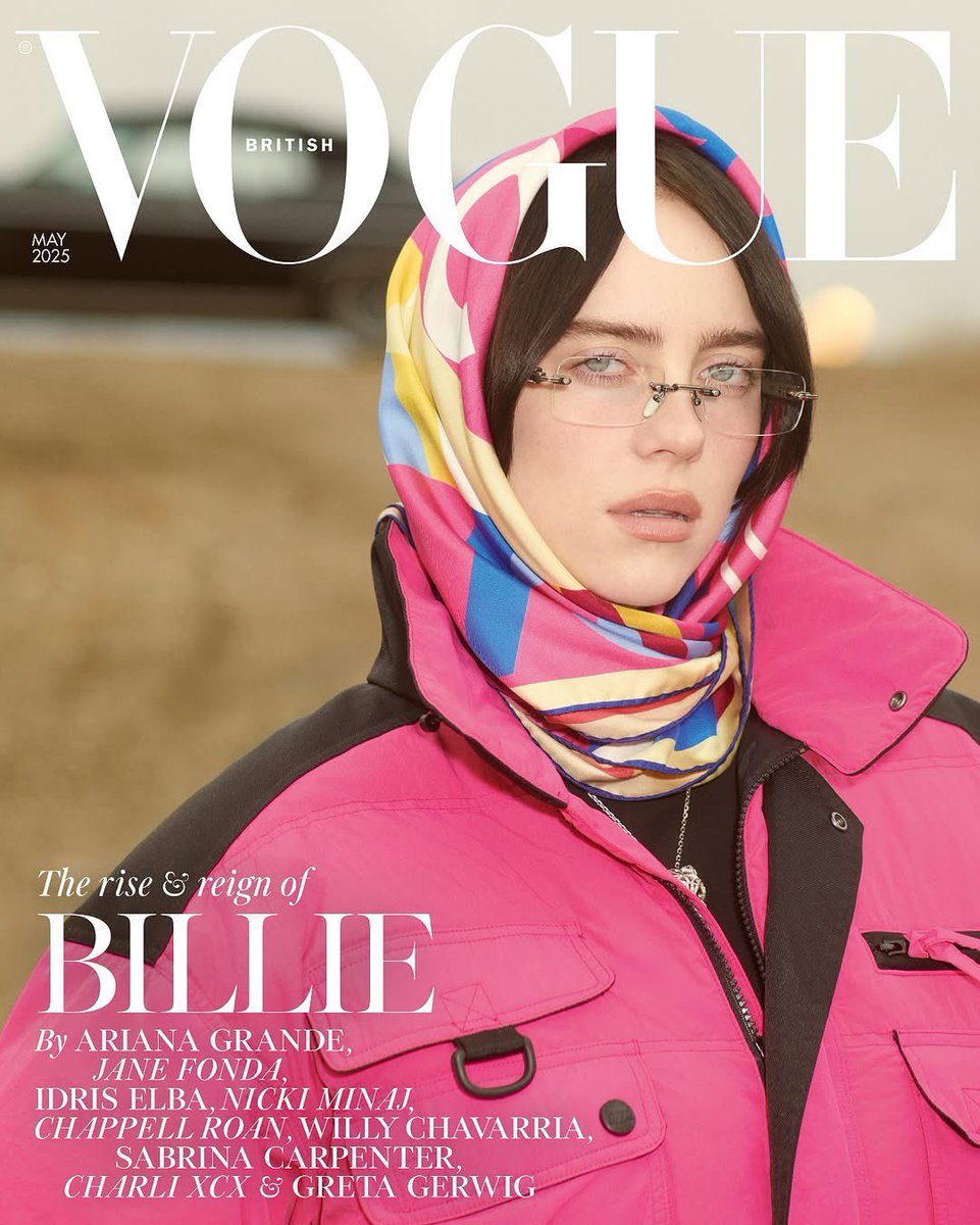 PopCrave's tweet photo. Billie Eilish graces the cover of British Vogue. https://t.co/68kF5JmknW