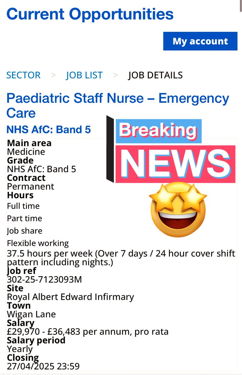 📣🏥🚑 Calling all Paediatric Nurses 🚑🏥📣 

We are expanding our incredible team in Children’s Accident &amp; Emergency.. 

Are you passionate about delivering excellent care in a fast-paced environment? If so, come join our team 👭🏼👨🏼‍🤝‍👨🏻