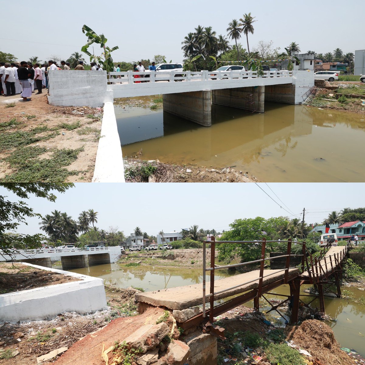 OfficeOfTRBR's tweet photo. மன்னார்குடி சட்டமன்ற தொகுதி, ஆய்குடி ஊராட்சியில் தனது பரிந்துரையில், நபார்டு திட்டம்-ரூ.2கோடியே 37 இலட்சம் மதிப்பீட்டில் கட்டப்பட்ட புதிய பாலத்தினை மாண்புமிகு தொழில்துறை அமைச்சர் முனைவர்.@TRBRajaa அவர்கள் மக்கள் பயன்பாட்டிற்கு திறந்துவைத்தார்.

இந்நிகழ்வில், திருவாரூர் மாவட்ட ஆட்சித்தலைவர் திரு.வ.மோகனச்சந்திரன் இ.ஆ.ப., 
துறை அதிகாரிகள் மற்றும் பொதுமக்கள் கலந்துகொண்டனர்.