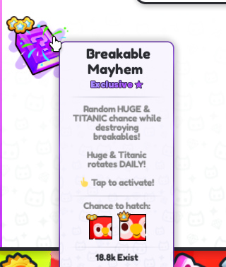 kade_builder's tweet image. 🐶PetSim99 Giveaway 🔥
🎁Prize: Breakable Mayhem

To enter:
- Follow @kade_builder &amp;amp; @K1MBERLYNN 
- Like &amp;amp; Retweet
- Comment user

Ends: Friday

tags: #PetSimulator99 #Petsim99 #Ps99 #Petsimulator99giveaway #petsim99giveaway #ps99giveaway #Roblox