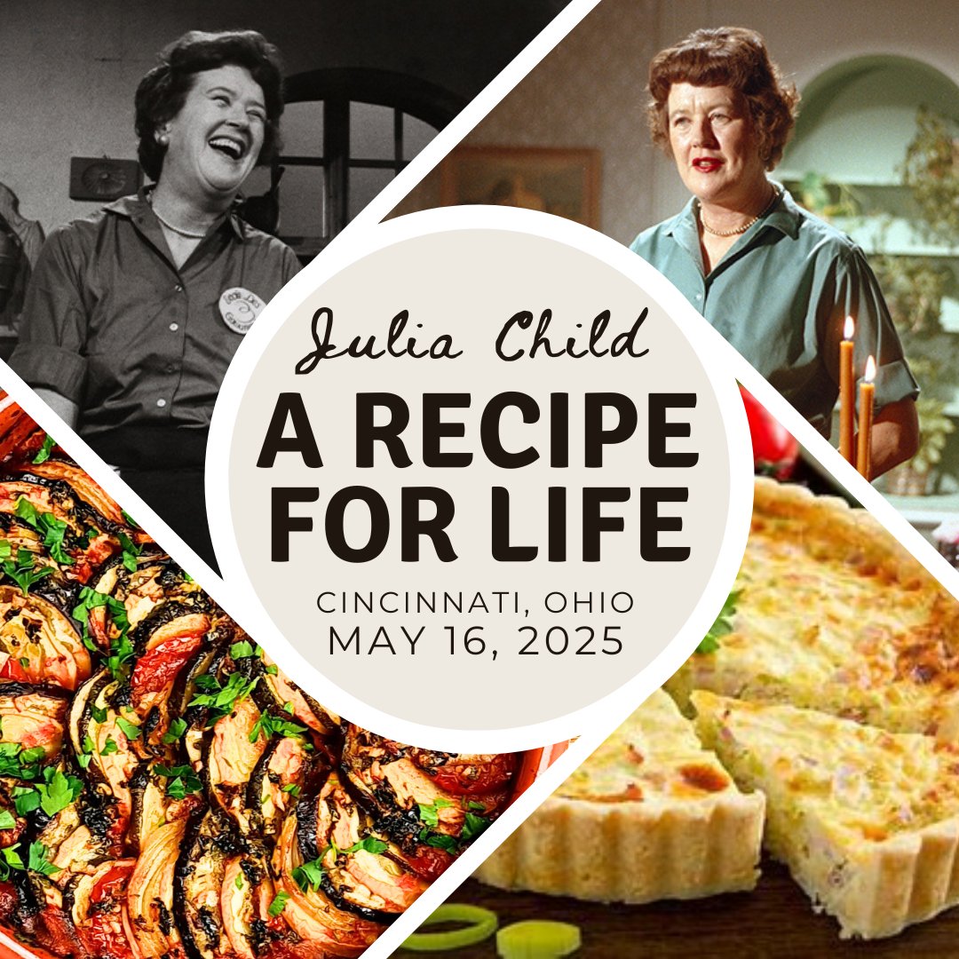 FunBusOH's tweet image. Who's ready for Julia Child foodie adventure with Fun Bus on May 16, 2025? This Fun Bus tour includes stops at 2 French eateries on the way to Cincinnati Museum Center for Julia Child: A Recipe for Life. Cost $150 pp.
tinyurl.com/2rvpxax4
