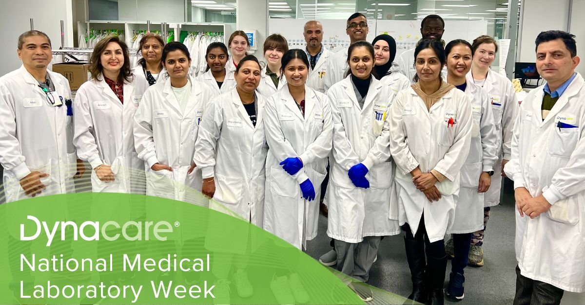 National Medical Laboratory Week begins today, &amp; Dynacare extends a heartfelt thank you to over 1,000 Medical Laboratory Technologists, Diagnostic Cytology Technologists, Clinical Genetics Technologists, Medical Laboratory Assistants working across Canada in Dynacare locations.