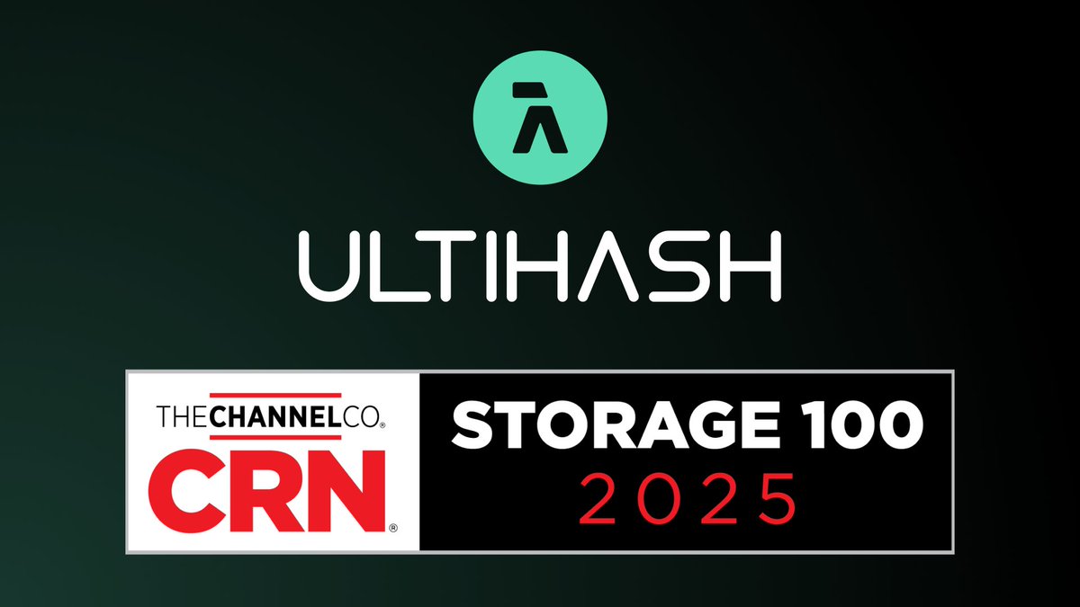 UltiHash's tweet photo. UltiHash is on @CRN's prestigious annual Storage 100 list! 🎉

The list spotlights best-in-class storage solutions: innovative companies delivering cutting-edge technology with high-impact strategic partnerships.

Thanks for the recognition! ❤️

https://t.co/u2geCRSuJI https://t.co/iYlcfTOGYL