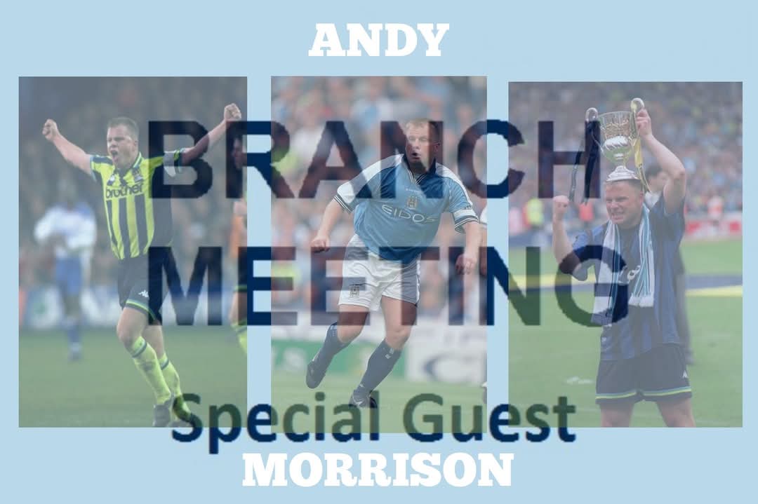Join us tomorrow night for our April Branch Meeting with special guest Andy Morrison