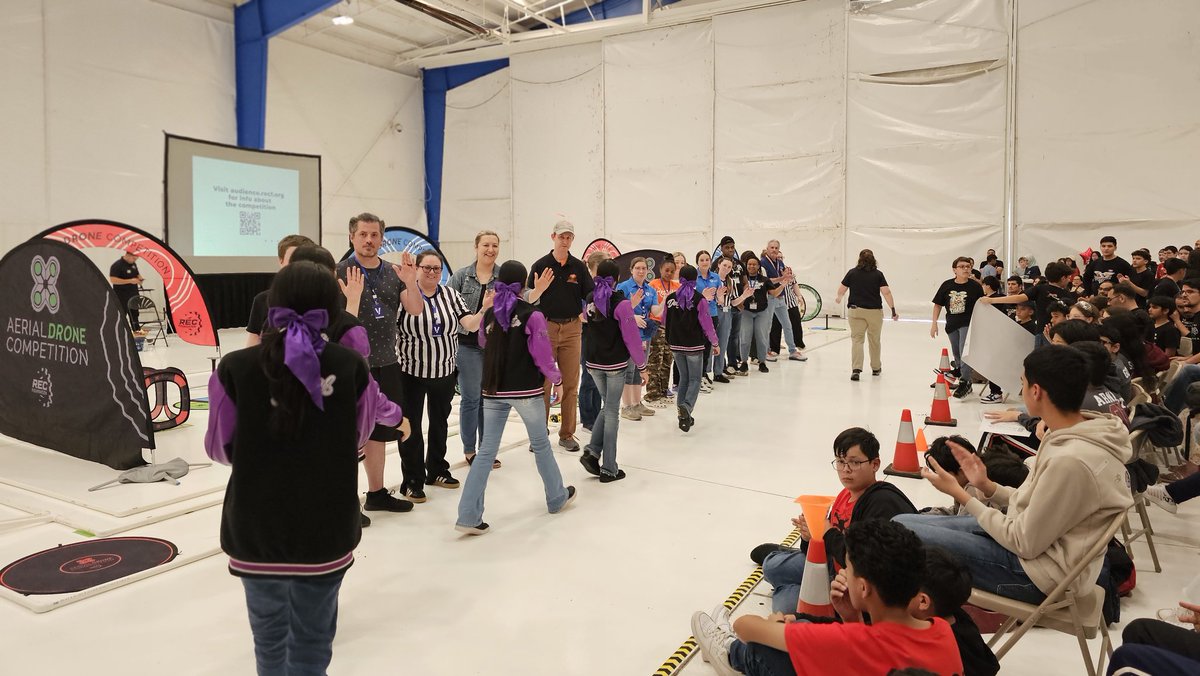Mrs_Cortez12's tweet image. The LadyDronez from @STAGinPG started Day 1 at the @REC_Foundation Aerial Drone Championship with a broken drone and a whole lot of determination. By the end of Day 2, they walked away with All Around Champion, the highest ranking award in drones, AND the Career Readiness Award…