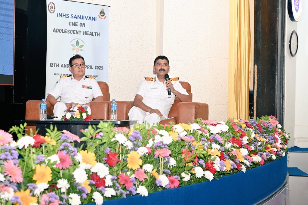 An Inter Command Multidisciplinary Continuing Medical Education (CME) program on Adolescent Medicine was conducted by #INHSSanjivani at #SNC,#kochi  from 12–13 Apr 25 . The event witnessed  participation of more than 100 local and outstation delegates, including medical officers