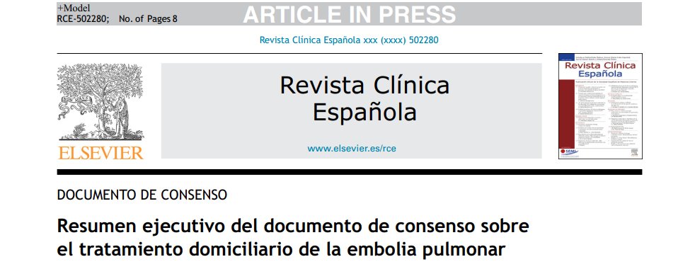 Sociedad Española de Hospitalización a Domicilio (@sociedad_sehad) on Twitter photo 📄Ya puedes leer el resumen ejecutivo del documento de consenso sobre el tratamiento domiciliario de embolia pulmonar 🫁avalado por <a href="/Sociedad_SEHAD/">Sociedad Española de Hospitalización a Domicilio</a>
✍️🏻<a href="/GTHADyTM_SEMI/">GT Hospitalización a Domicilio y Telemedicina SEMI</a> <a href="/GT_Trombo/">GT_EnfermedadTromboembolica #17ETVSEMI</a>
🔗sehad.org/index.php/comu… 📄Ya puedes leer el resumen ejecutivo del documento de consenso sobre el tratamiento domiciliario de embolia pulmonar 🫁avalado por <a href="/Sociedad_SEHAD/">Sociedad Española de Hospitalización a Domicilio</a>
✍️🏻<a href="/GTHADyTM_SEMI/">GT Hospitalización a Domicilio y Telemedicina SEMI</a> <a href="/GT_Trombo/">GT_EnfermedadTromboembolica #17ETVSEMI</a>
🔗sehad.org/index.php/comu…
