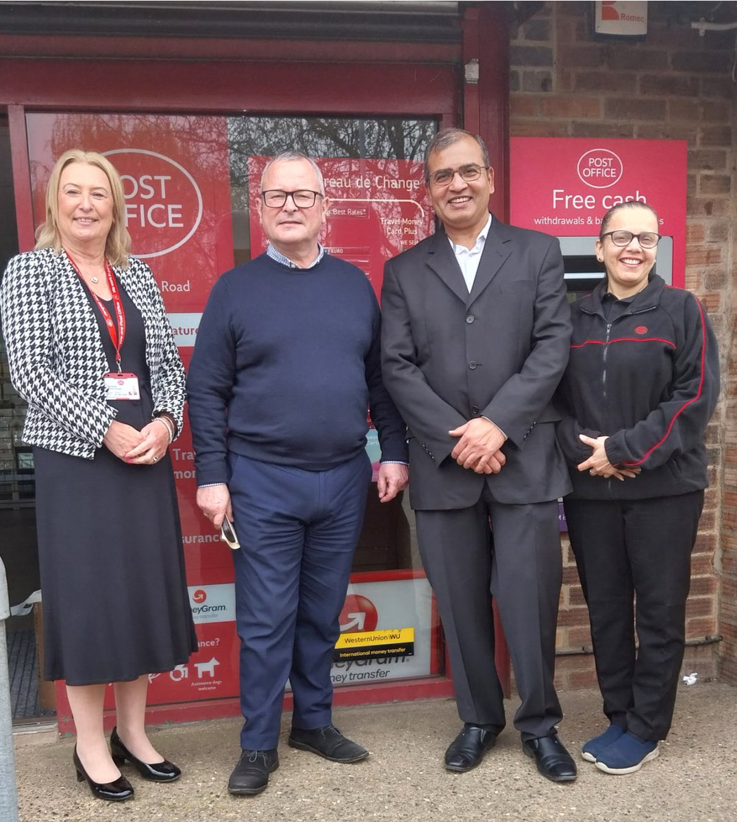 Lee Barron (@leebarronmp) on Twitter photo Good to meet Mittal and his Rockingham Road Post Office team last week.
The team work really hard and provide much valued postal services to the local community including parcel drop off, bill payments, passport and driving applications and travel currency.
<a href="/PostOfficeNews/">Post Office News</a> Good to meet Mittal and his Rockingham Road Post Office team last week.
The team work really hard and provide much valued postal services to the local community including parcel drop off, bill payments, passport and driving applications and travel currency.
<a href="/PostOfficeNews/">Post Office News</a>