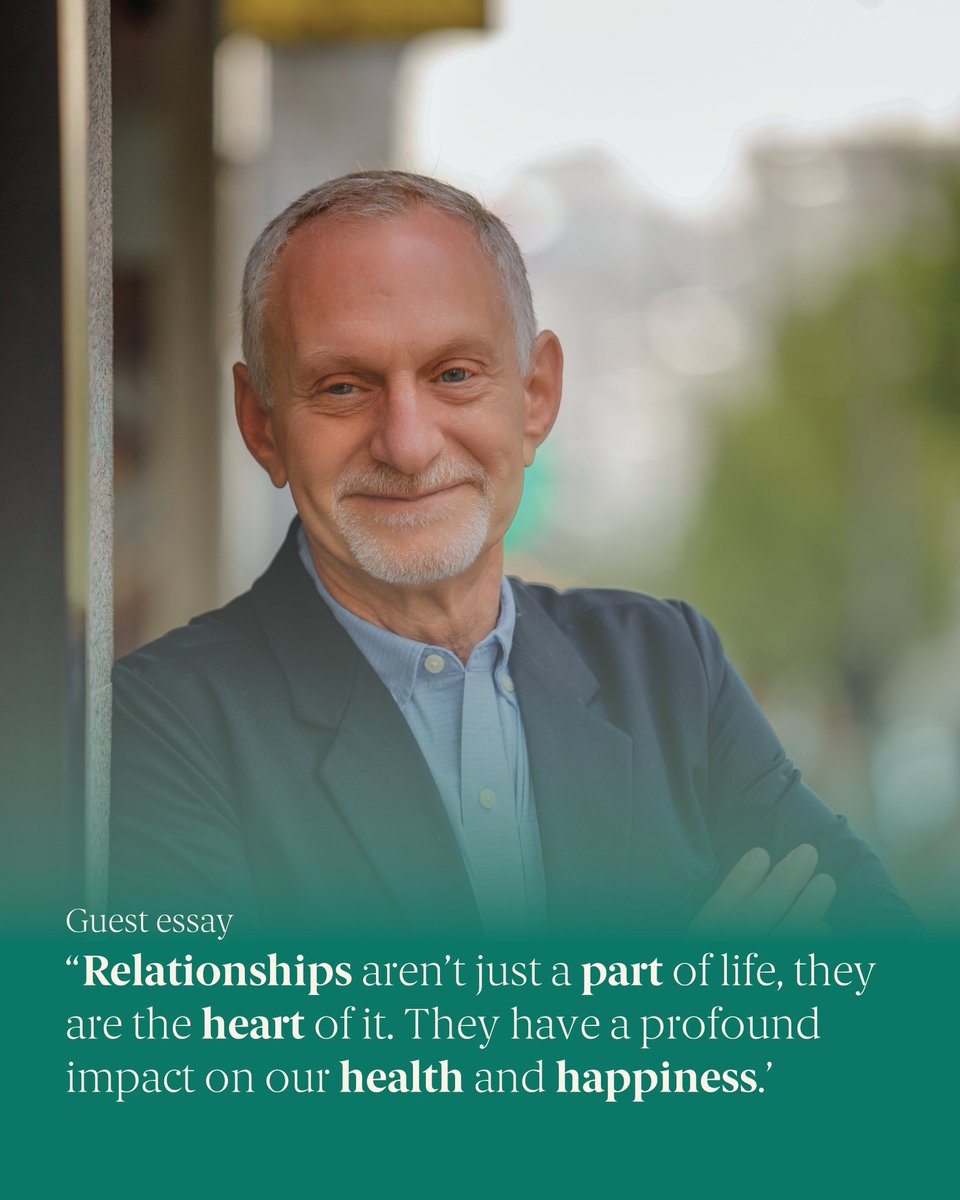 The Royal Foundation Centre for Early Childhood (@earlychildhood) on Twitter photo "In the tapestry of human existence, relationships form the most vibrant and enduring threads."
This guest essay by <a href="/robertwaldinger/">Robert Waldinger</a> (<a href="/Harvard/">Harvard University</a>) shares how the art of nurturing relationships is perhaps the most important skill we can cultivate:
centreforearlychildhood.org/news-insights/… "In the tapestry of human existence, relationships form the most vibrant and enduring threads."
This guest essay by <a href="/robertwaldinger/">Robert Waldinger</a> (<a href="/Harvard/">Harvard University</a>) shares how the art of nurturing relationships is perhaps the most important skill we can cultivate:
centreforearlychildhood.org/news-insights/…
