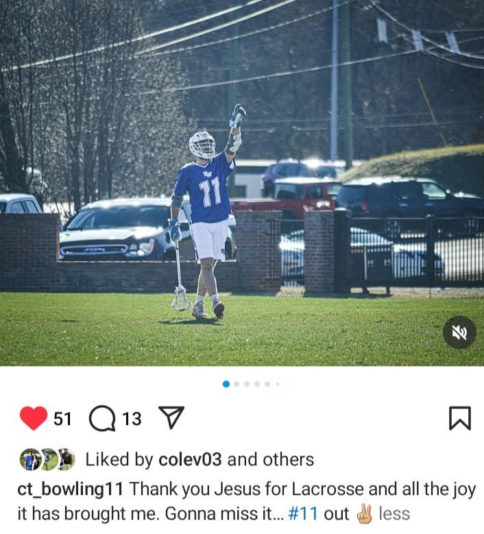 1 of the greatest pleasures of my position at TWU this year was to coach players I had coached against as a high school coach.Carson Bowling was such a player. It was a pleasure and a privilege.More on this team and more coming next year. #TWUstrong #TWUlax  #LaxDawgs #whosnext