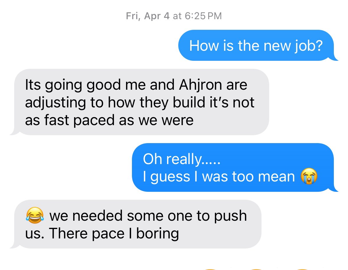 Thought I pushed too hard? 

Turns out, sometimes the hustle is exactly what they miss! 

Funny how we appreciate pace only when it’s gone. Loved hearing this feedback from a former team member settling into their new role.
 #Leadership #Teamwork #Motivation #NeverStopGrowing