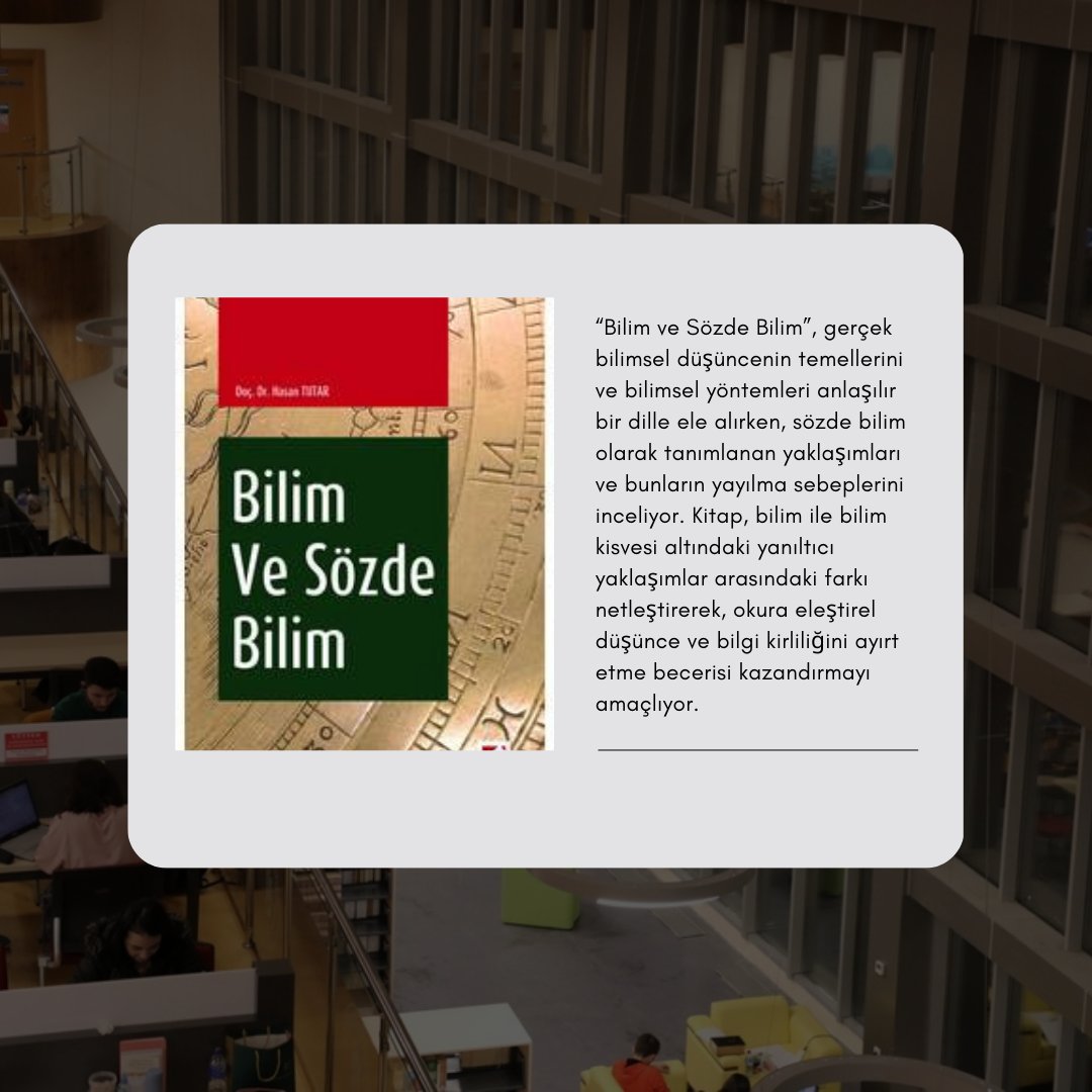 bartinkutuphane's tweet photo. 📚Kütüphanemizin Turcademy veritabanına aboneliği devam ediyor.

📖Tüm konularda, araştırma süreçlerini destekleyen 6500+ akademik e-kitaba kolayca erişebilirsiniz.

💻🔗 Üniversite içinden: https://t.co/sgc7UHDVat

🌐🔗 Üniversite dışından: https://t.co/T7RJsmaz8O https://t.co/Mxik04sCbX