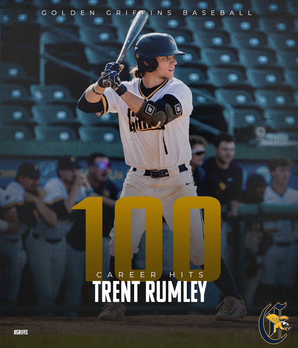 Congrats to our guy <a href="/TrentRumley24/">Trenton Rumley</a> for reaching 💯 Career Hits this past weekend!

#Griffs
