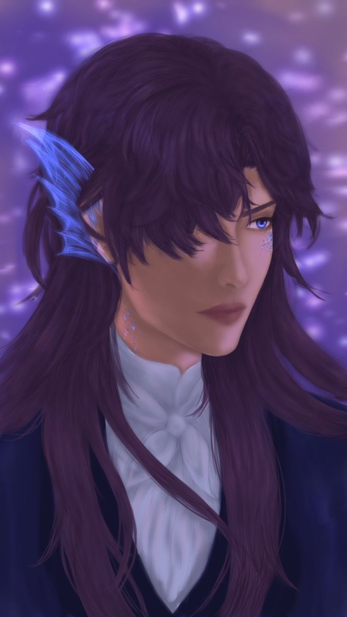 Spreading Rafayel with long hair agenda 💜 
#Rafayel #rafayelloveanddeepspace #LoveandDeepspace #loveanddeepspacefanart