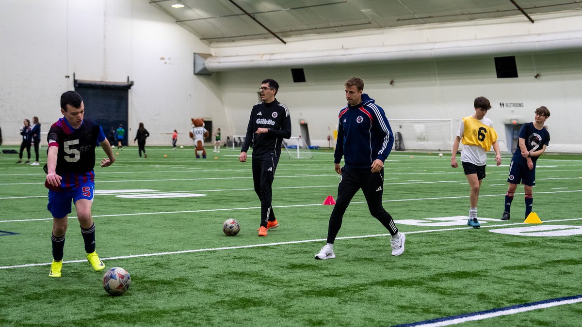 New England Revolution (@nerevolution) on Twitter photo Thank you to all of the incredible athletes and partners who made it out to our <a href="/SpOlympicsMA/">Special Olympics MA</a> Unified Team Tryouts! More to come on our team selection soon…⚽️💙❤️
#NERevs • <a href="/ArbellaIns/">Arbella Insurance</a> Thank you to all of the incredible athletes and partners who made it out to our <a href="/SpOlympicsMA/">Special Olympics MA</a> Unified Team Tryouts! More to come on our team selection soon…⚽️💙❤️
#NERevs • <a href="/ArbellaIns/">Arbella Insurance</a>