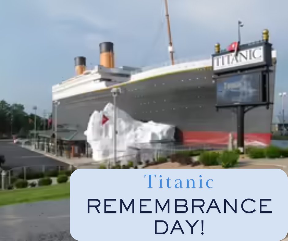 Today is.. Titanic Remembrance Day!