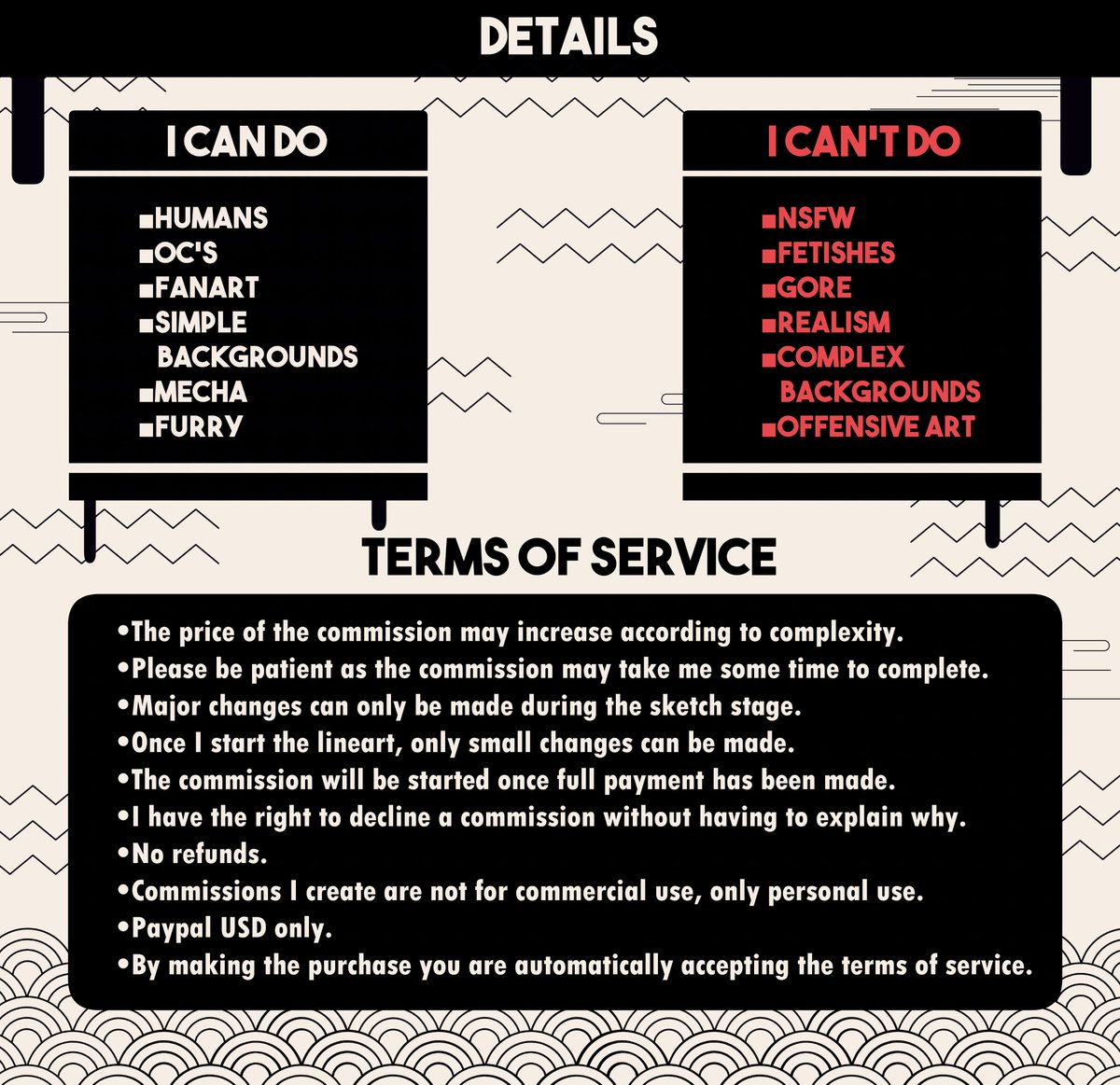 💥OPEN COMISSIONS💥

DM if you are interesed 🐱