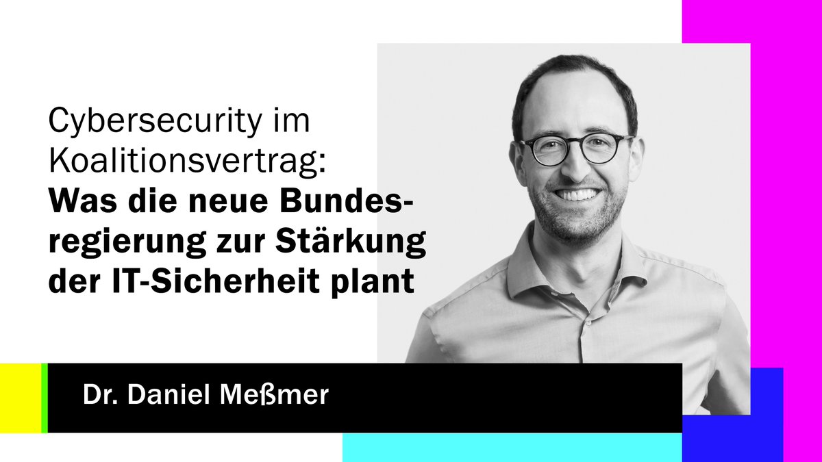 🔐 Cybersecurity im Koalitionsvertrag: Neue Pflichten für Unternehmen! Wir analysieren die geplanten Maßnahmen zur Stärkung der IT-Sicherheit. Jetzt lesen: skwschwarz.de/news/cybersecu… 
#Cybersecurity #NIS2 #CyberResilienceAct #DigitaleSouveränität #ITCompliance #SKWSchwarz