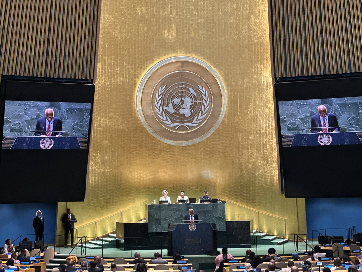 DrSatangNabaneh's tweet image. In the age of AI, our struggle takes on new dimensions. Emerging technologies risk replicating the same systemic inequities born of enslavement and colonialism. That’s why reparatory justice must also be digital justice.

 @UN_PGA echoes this call! #RaceAndTech #PFPAD2025