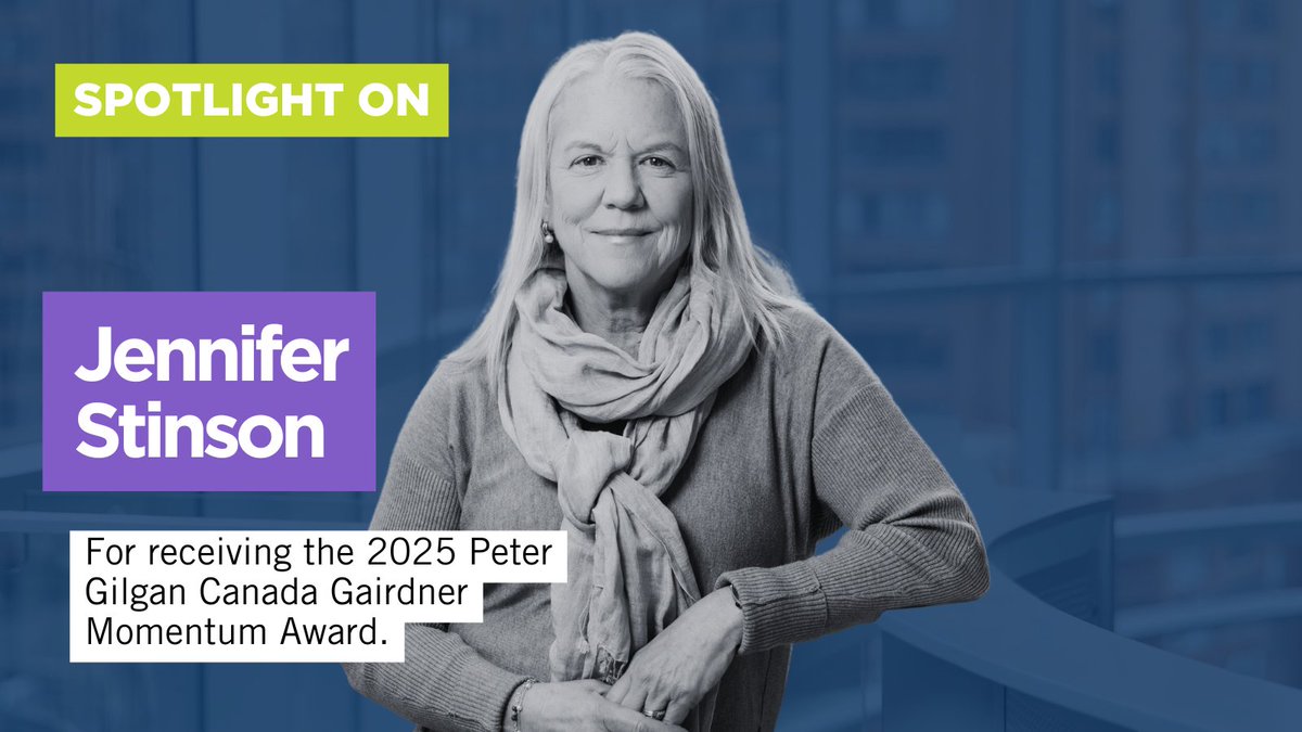 Spotlight on Jennifer Stinson, who has received the 2025 Peter Gilgan Canada Gairdner Momentum Award for her contributions to the field of pediatric pain care.

Read more: tinyurl.com/yefzbmww