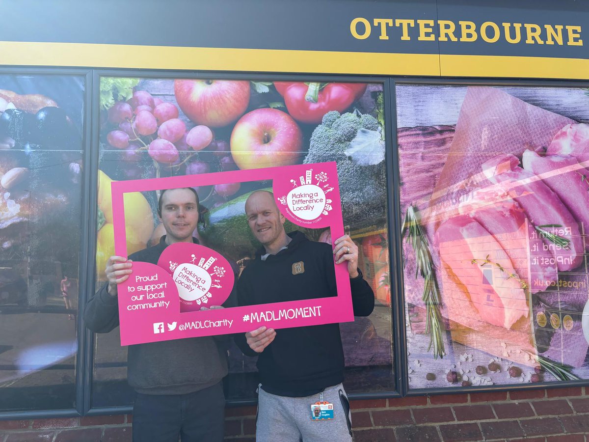 Big Thank You to <a href="/NisaLocally/">Nisa Local</a> Otterbourne and their charity partner <a href="/MADLcharity/">MADL</a> for donating £1200 to us 😀