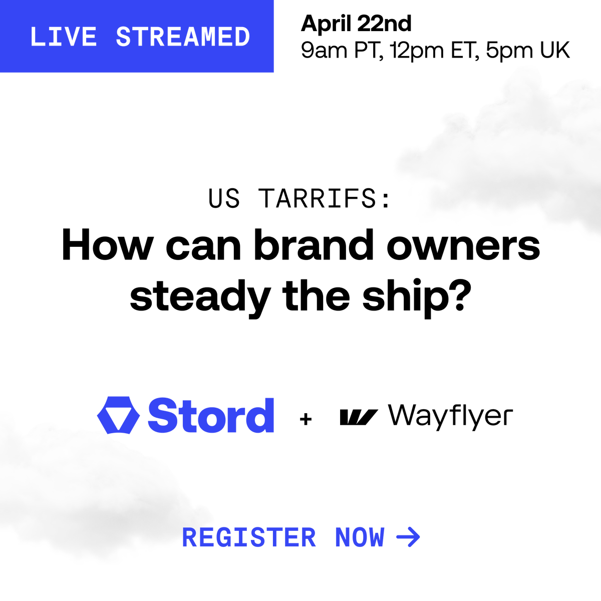 To succeed in e-commerce, brands need to be adept at managing through expected and unexpected challenges.

The current volatility brought on by shifting tariff policies has proven to be a powerful reminder of this crucial  truth. That’s why we are hosting a live session with