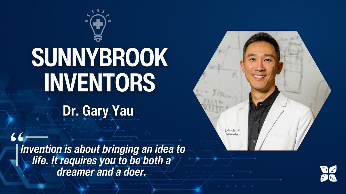 Sunnybrook's tweet image. Sunnybrook inventor Dr. Gary Yau, ophthalmologist and affiliate scientist in the Hurvitz Brain Sciences Program, is developing a non-surgical solution to restore vision loss caused by vitreous hemorrhage.
Read more: bit.ly/4juw0IN