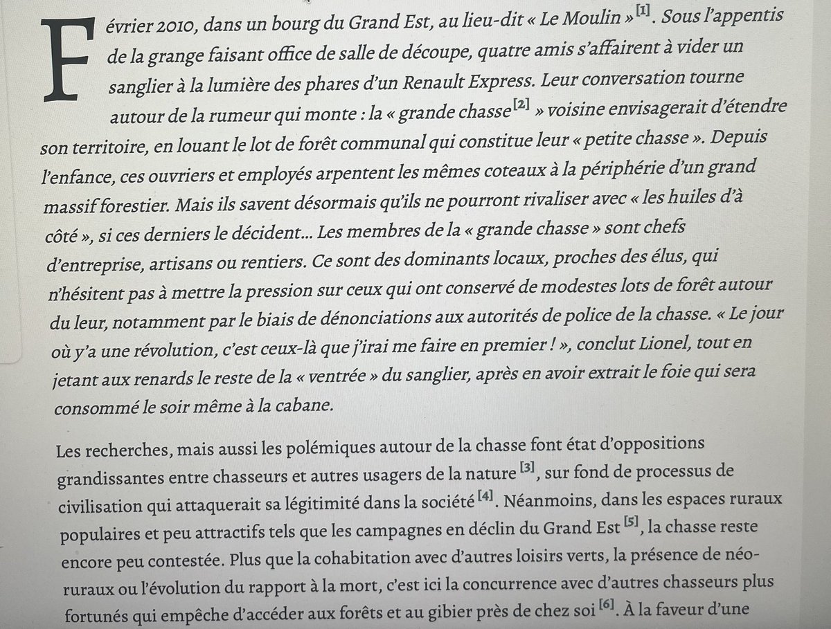 Nouvel article paru dans Actes de la recherche en sciences sociales:
Le sanglier dans la lutte des chasses

shs.cairn.info/revue-actes-de…