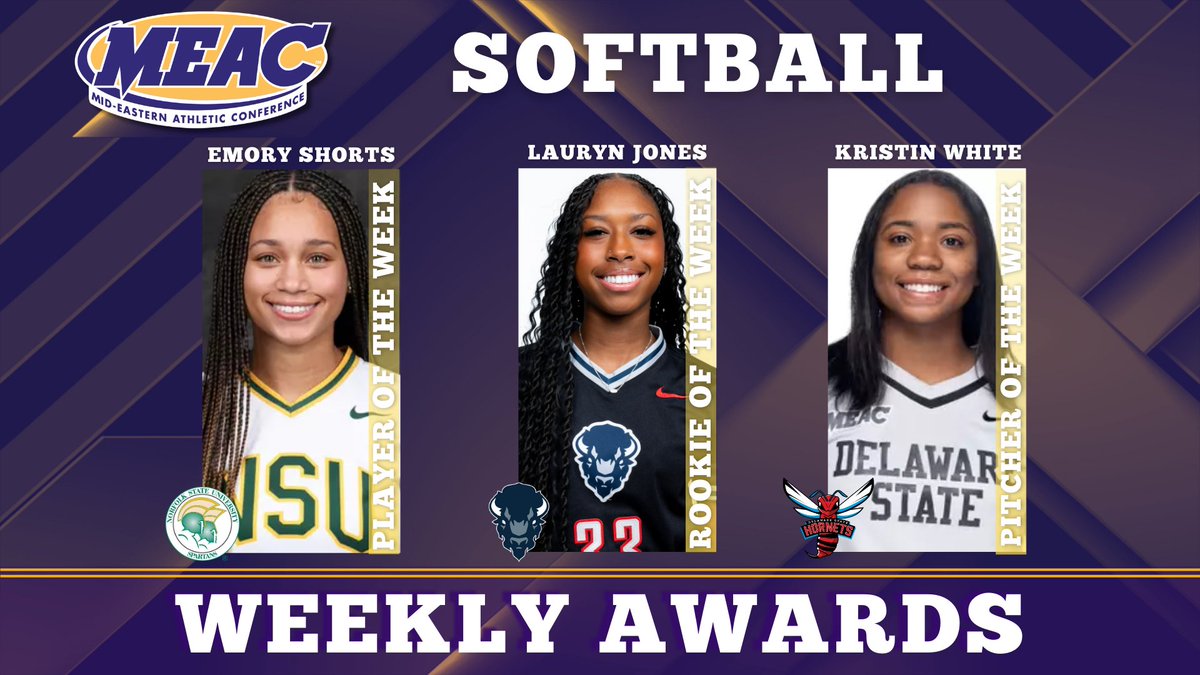 MEAC Announces Weekly Softball Honors #MEACPride #MEACSB 🥎

meacsports.com/news/2025/4/14…