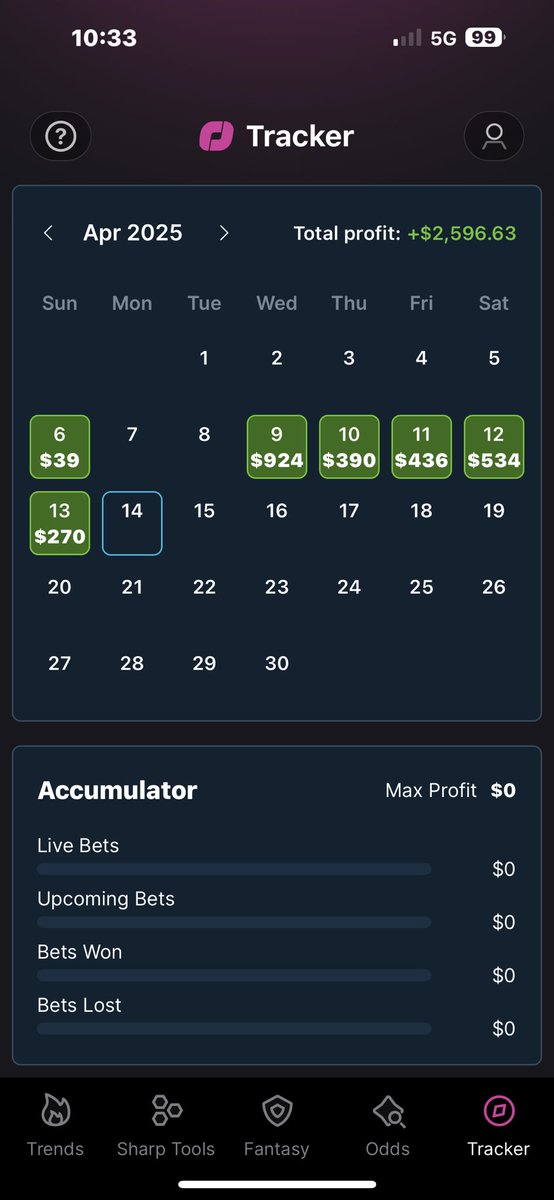 sitters4critter's tweet photo. @ArbThief My first couple days aren’t too bad, but I have found that the “recommended bet amount” may not be accurate as I thought.  I have found I’ve followed the recommendation, but was at a loss.  Also, Only used FD, Draft Kings, and Bet MGM yesterday and my PIK IT is -$1199 https://t.co/LiyoT0cxpK
