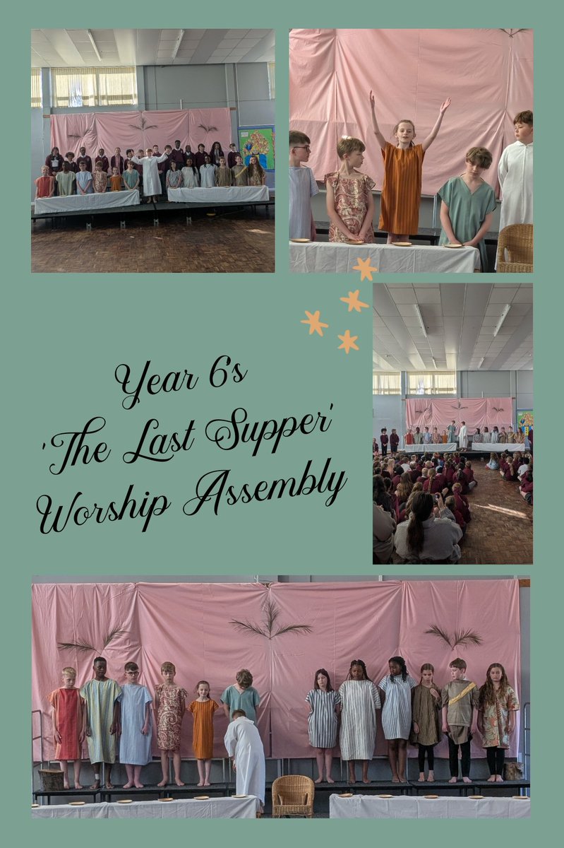 Year 6 were incredible today as they recreated The Last Supper during our Holy Week Worship Assemblies.
#stannesrcre