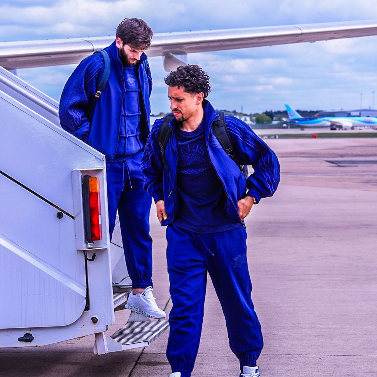 eurofootcom's tweet image. ๐ต๐ด The PSG squad have arrived in Birmingham for their UEFA Champions League clash against Aston Villa tomorrow! โ๏ธโ