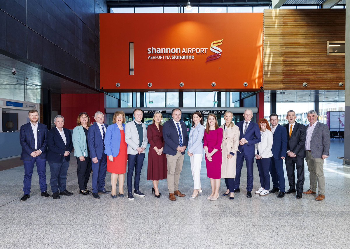 The Shannon Airport Group (@snnairportgroup) on Twitter photo Positive first meeting with Oireachtas members backing <a href="/ShannonAirport/">Shannon Airport</a>!
Strengthening regional airports is key for Ireland’s resilience. ✈️
Read More at: bit.ly/4ctQzCJ
<a href="/MaryConsidine11/">Mary Considine</a> <a href="/CathalCroweTD/">Cathal Crowe T.D.</a> <a href="/kodonnellLK/">Kieran O’Donnell TD for Limerick City Constituency</a> <a href="/timmydooley/">Timmy Dooley</a>
#ShannonAirport #Aviation #Ireland Positive first meeting with Oireachtas members backing <a href="/ShannonAirport/">Shannon Airport</a>!
Strengthening regional airports is key for Ireland’s resilience. ✈️
Read More at: bit.ly/4ctQzCJ
<a href="/MaryConsidine11/">Mary Considine</a> <a href="/CathalCroweTD/">Cathal Crowe T.D.</a> <a href="/kodonnellLK/">Kieran O’Donnell TD for Limerick City Constituency</a> <a href="/timmydooley/">Timmy Dooley</a>
#ShannonAirport #Aviation #Ireland