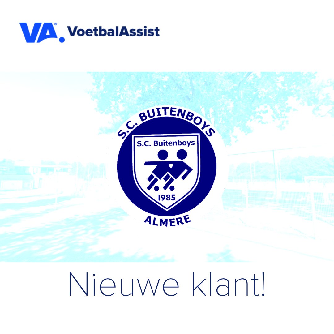 We kunnen <a href="/buitenboys_sc/">S.C.Buitenboys</a> welkom heten bij VoetbalAssist! Ze zijn een amateurvoetbalclub uit Almere. 
Deze club speelt bij sportpark Polderkwartier en heeft daarbij drie grasvelden en drie kunstgrasvelden.

We wensen ze veel plezier met VoetbalAssist! 👍 #voetbalvereniging