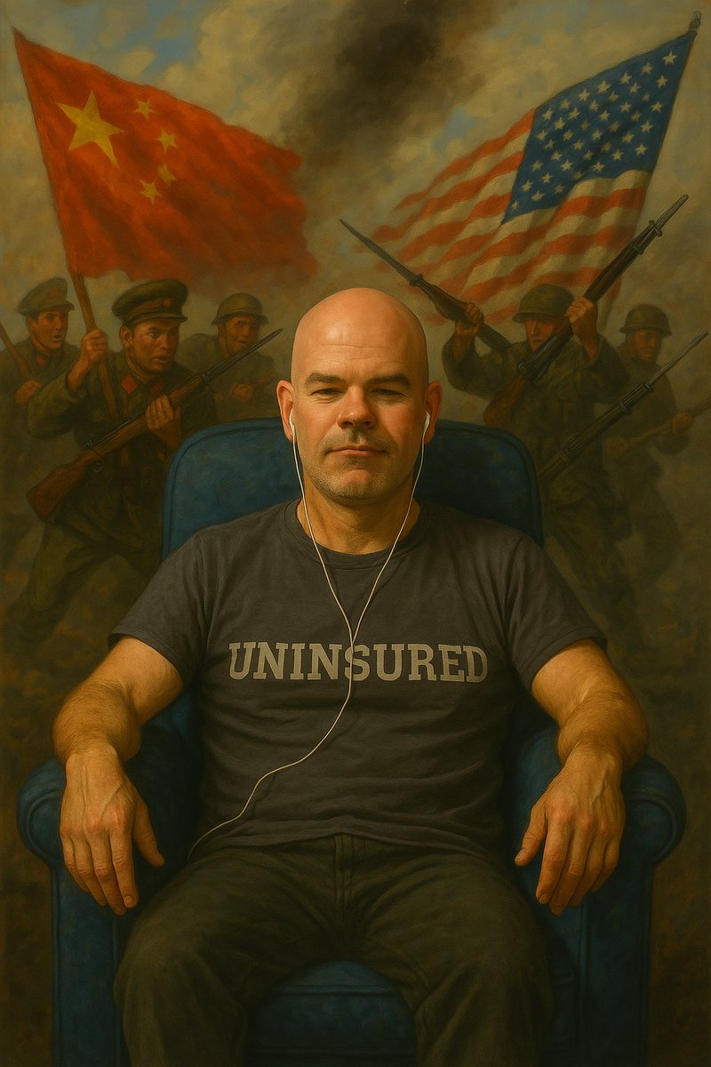 My vibe right now watching the trade wars having exited the fiat monetary system and the fiat healthcare system.