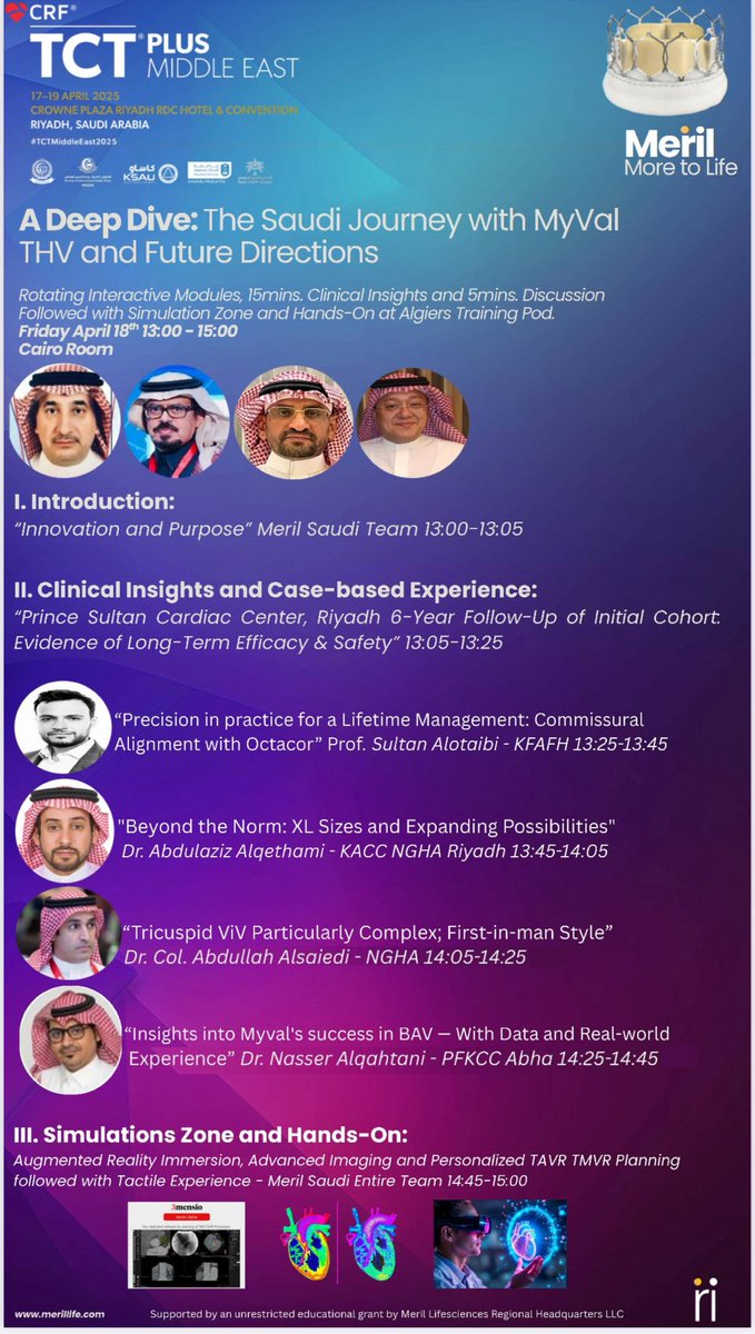 TCTME+ (@tct_me_) on Twitter photo Join regional in industry sponsored symposia with <a href="/MerilLife/">Meril</a>
<a href="/almoghairi/">almoghairi MDد. عبدالرحمن المغيري</a> <a href="/AlkashkariWail/">Wail AlkashkariFSCAI,FPICSوائل القشقرى🇸🇦🇨🇦🇺🇲</a> <a href="/MBalghith/">د.محمد بلغيث البارقي</a> <a href="/DrAlsaiediAB/">Abdullah Alsaiedi I عبدالله السعيدي</a> <a href="/Sultanotb/">Sultan Alotaibi</a> <a href="/abdulaziz_radhi/">Dr. Abdulaziz Algethami د.عبدالعزيز القثامي</a> <a href="/Nasser_Ghattar/">د. ناصر القحطاني Nasser Alqahtani</a> Join regional in industry sponsored symposia with <a href="/MerilLife/">Meril</a>
<a href="/almoghairi/">almoghairi MDد. عبدالرحمن المغيري</a> <a href="/AlkashkariWail/">Wail AlkashkariFSCAI,FPICSوائل القشقرى🇸🇦🇨🇦🇺🇲</a> <a href="/MBalghith/">د.محمد بلغيث البارقي</a> <a href="/DrAlsaiediAB/">Abdullah Alsaiedi I عبدالله السعيدي</a> <a href="/Sultanotb/">Sultan Alotaibi</a> <a href="/abdulaziz_radhi/">Dr. Abdulaziz Algethami د.عبدالعزيز القثامي</a> <a href="/Nasser_Ghattar/">د. ناصر القحطاني Nasser Alqahtani</a>