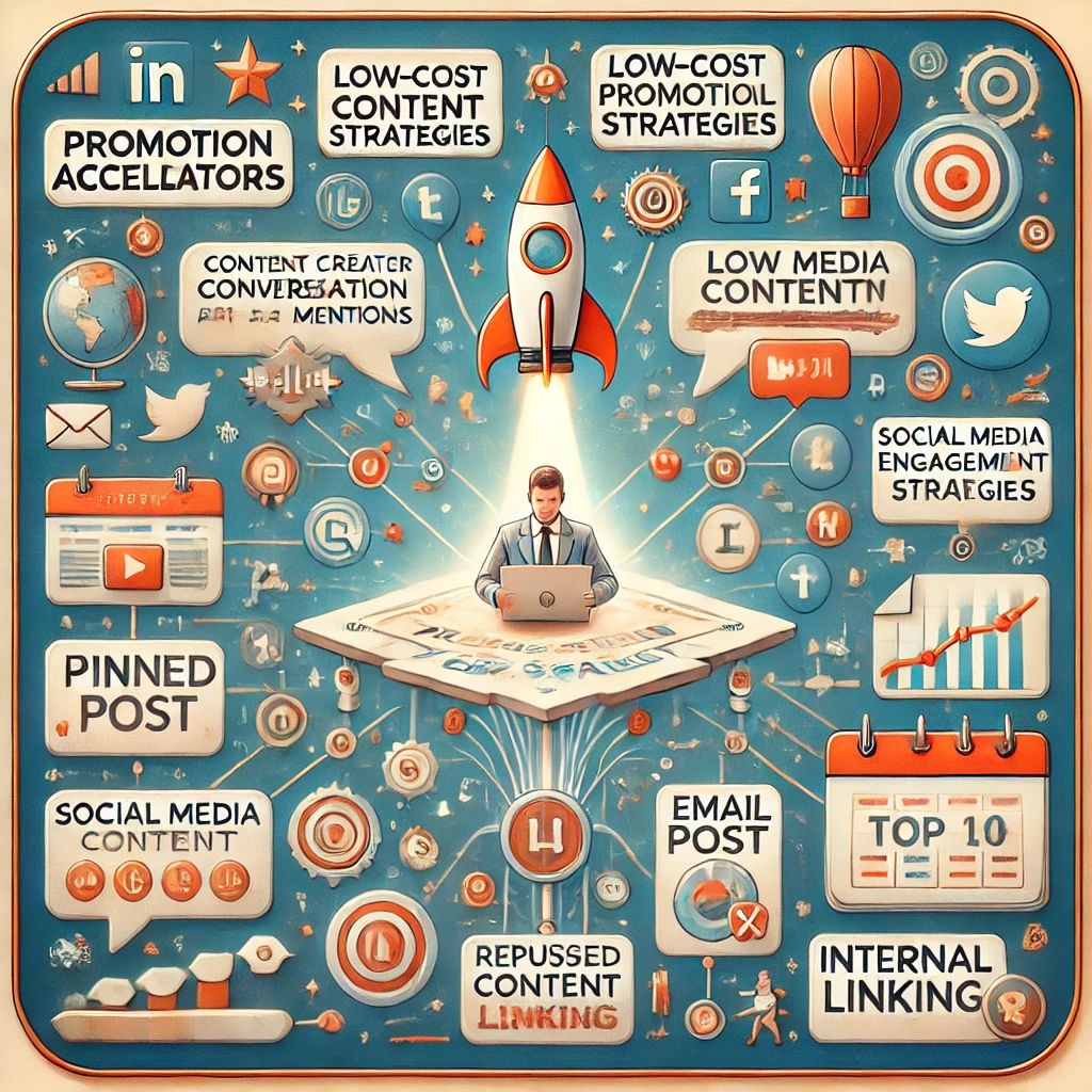 Discover 10+ low-cost, high-impact strategies to promote your content and expand your reach—without relying on a big budget. Ideal for marketers, creators, and entrepreneurs looking to boost visibility. buff.ly/rwSAGY8