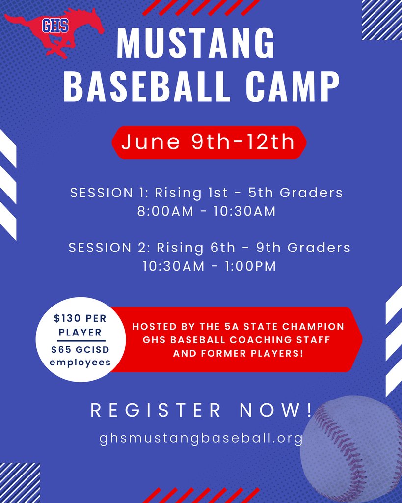 Mustang Baseball Camp