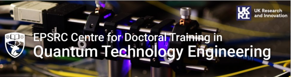 Today is #WorldQuantumDay

Our Quantum Technology Engineering CDT offers PhD research on a variety of Quantum Tech projects, alongside a practical training programme

We're currently recruiting PhD students to start in autumn 2025 - view our projects here: bit.ly/4jAPMm3