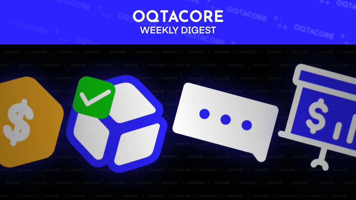 oqtacore's tweet image. OQTACORE | DIGEST 📑

🇫🇷 OQTACORE is heading to @ParisBlockWeek2025
🤝 With the @Gatewayfm team at  #PBW2025
🔥 Our Case: Desktop Time Tracker
💡@oqtacore_cto: Despite #RWA being hyped since 2017