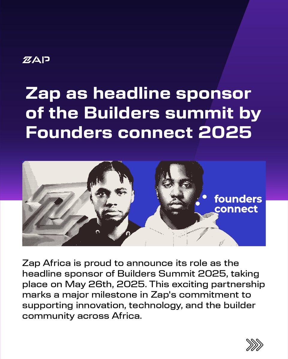 getzapnow's tweet image. Here is some news you might have missed last week.

With Zap as headline sponsor of #BuildersSummit 2025

Stay tuned for more updates