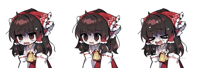 ゆっくりむちゃたぬきさん(   )の実況動画に登場する、一部の魔理沙・霊夢の表情イラストを制作させていただいておりました! 