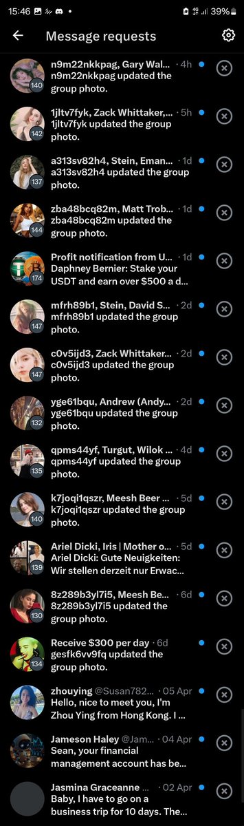 Woah guys don't flood my DMs all at once, jeez