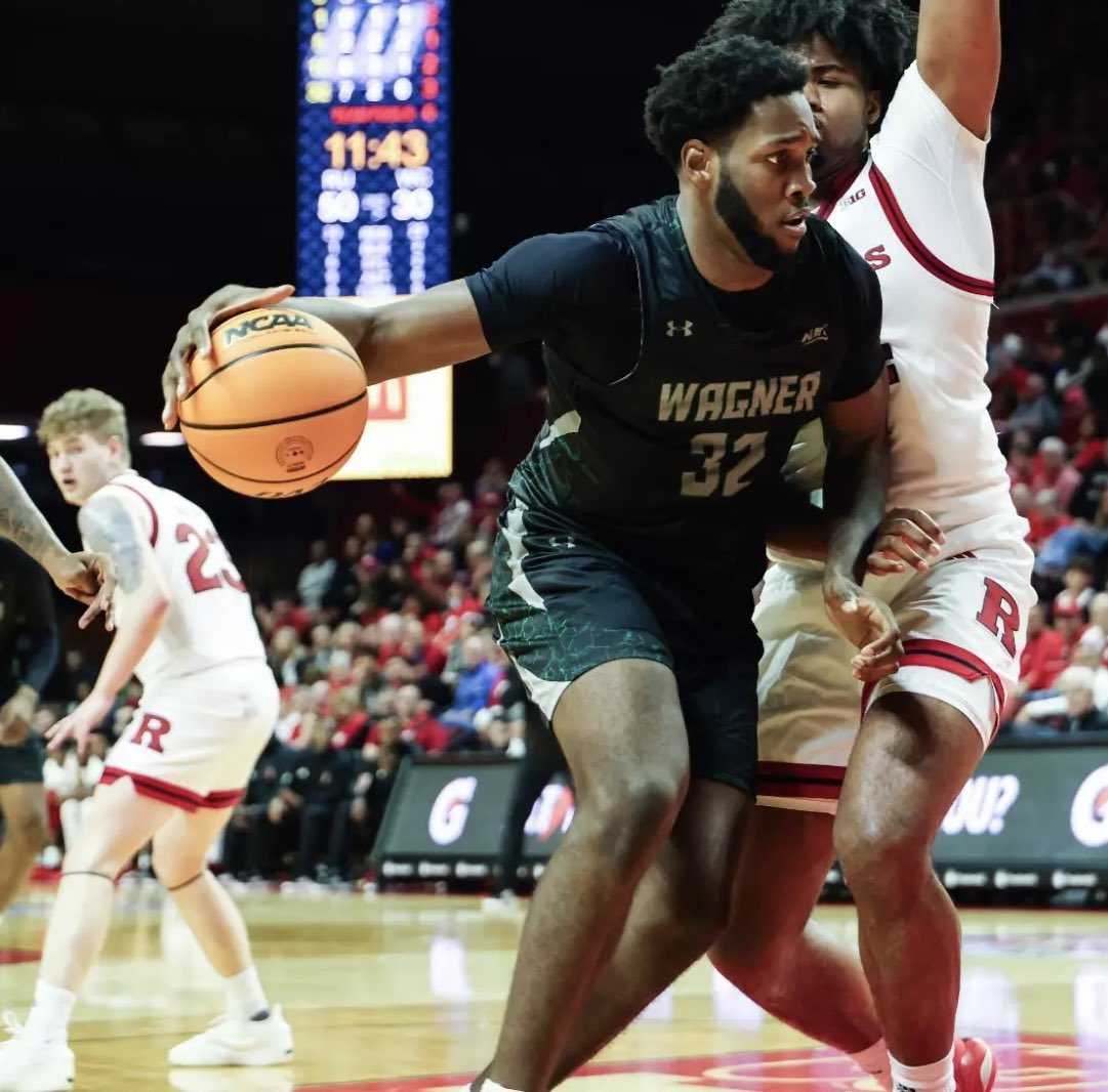 Wagner center Keyontae Lewis (<a href="/_keyontaelewis_/">Keyontae Lewis</a>) is currently available in the portal. 

The 6’9” 260 big man has started 72 games at Wagner. Averaged 5.6 points and 5.0 rebounds per game this year while being very impactful on defense. 

Scored double figures in both of Wagner’s