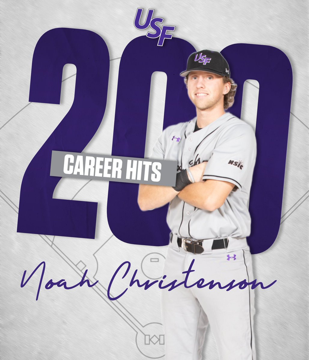 💥Milestone Moment for Noah Christenson💥

Our shortstop legend crossed 200 career hits this weekend, now at 201! 🎯 Congrats, Noah!

#CooFalls | #GoCoo