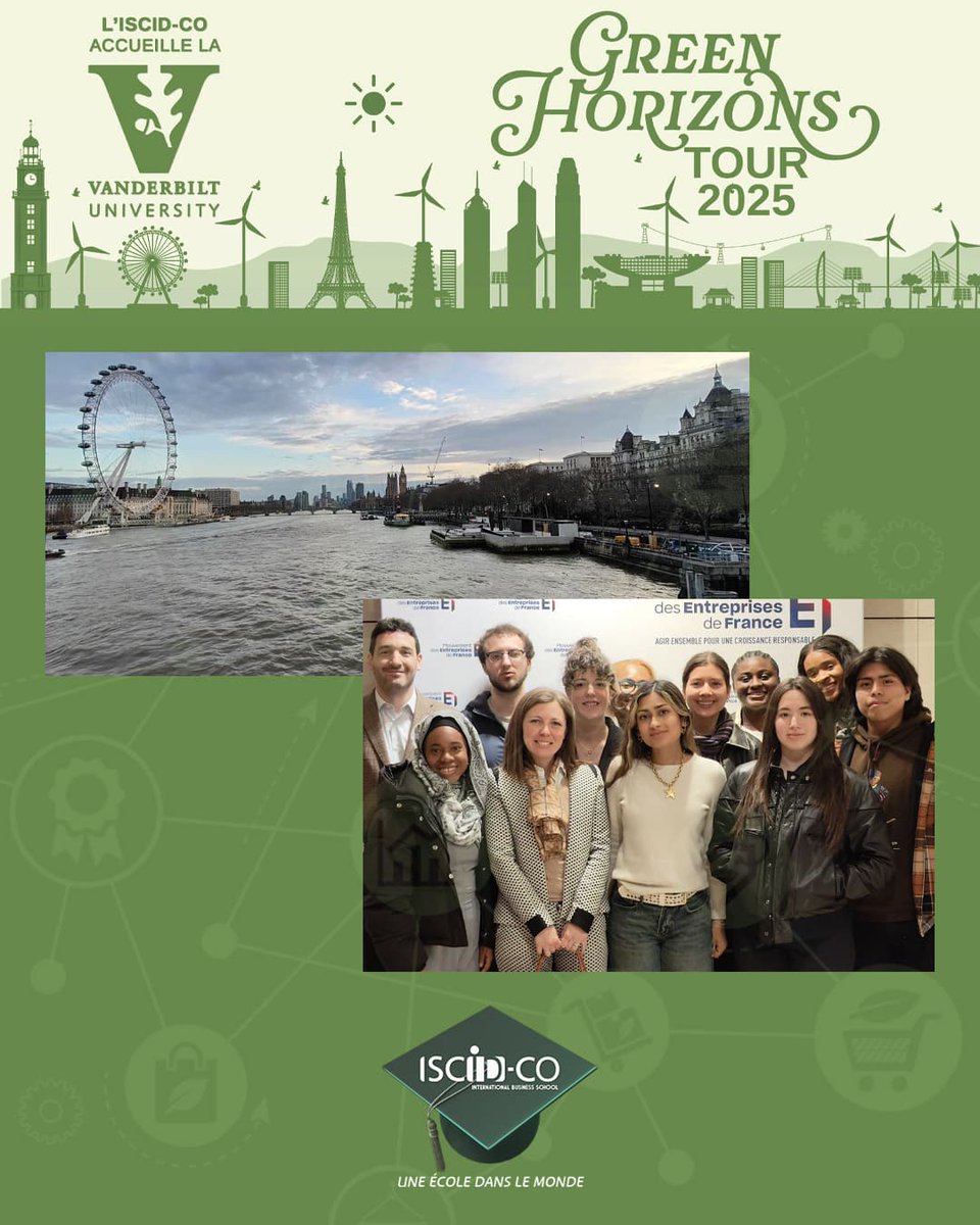 Le mois dernier, l’ISCID-CO a eu le plaisir d’accueillir un  groupe d’étudiants de la <a href="/VanderbiltU/">Vanderbilt University</a>  pour un  séminaire dédié au #developpementdurable !
Retrouvez l'album photos de leur séjour sur bit.ly/4judCQb
<a href="/ULCO_Univ/">ULCO (officiel)</a>