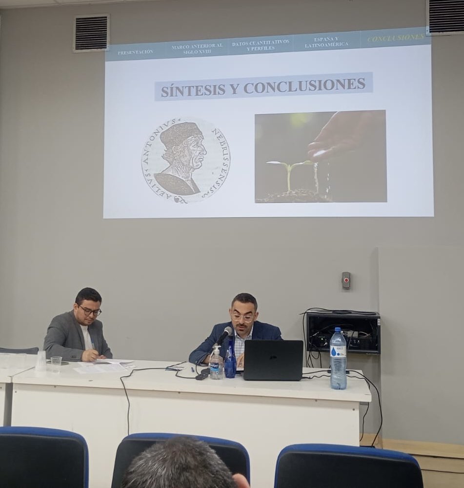Acabo de impartir la conferencia inaugural del “I Encontro de Gramaticografia Ibero-americana” (U. de Uberlandia, Brasil) sobre la huella de Nebrija en España y Perú en los siglos XVIII y XIX. Gracias a los organizadores por la invitación y a los asistentes por su interés ☺️